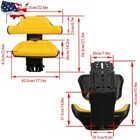 Yellow Suspension Tractor Seat For John Deere 1020 1530 2020 2030 2040 2155