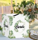 Wedding Card Box Greenery Card Box Gift Card Box Holder Floral Card Box For Wedd