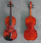 Carl Neuner Restored Antique 4 4 German Violin  Stradivarius Copy W case C-1920