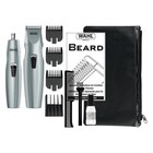 Wahl Mustache Men s Multi-groomer  Battery Beard Trimmer  Silver 12pc - 5606-700