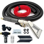 Stainless Steel Extractor Hose Kit For Upholstery  Carpet   Auto Detailing