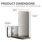 1 Pound  999 Pure Iron Bar Bullion Paperweight With Element Design-unique Metals