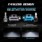 9005 Hb3 Led Headlight Kit 2200w 330000lm Hi lo Beam Bulb 6000k Halogen Replace