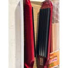 Mb Hair Professional Ceramic Hair Crimper Iron Red Metallic Adjustable Temp New