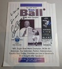 Vtg Kentucky Wildcats Football Sam Ball Autograph Batlimore Colts Henderson Ky