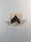 Us Army Corporal -subdued Metal Rank Chevron  clutch Back  1 Pc