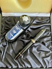 Montblanc Meisterstuck 18k 750 Black   Gold Fountain Pen W  Owner Name