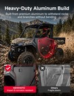 Utv Aluminum Half Doors Heavy Duty For 2025-2027 Cf-moto Uforce U10 Pro 2-doors
