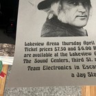 Vintage Concert Poster Charlie Rich Rare Lakeview Marquette Mi 70   s 17 5   x22 5   