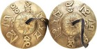 Qt S Tibetan Handmade Yoga Meditation Om Tingsha Bell Chimes Cymbal Set With Bag