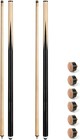 Pool Cue Stick 58  52  48  42  Pool Cue Set Of 4 2 Billiard Cues Sticks For P   