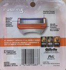 Gillette Fusion 5 Power Razor Blades 4 Cartridges         