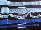 Lot Of 30 Yds Vtg modern Lace Trim Ending Sewing Craft Doll Making Multi-colored