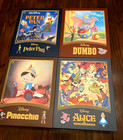 Disney Classics Storybook Puzzle Set Of 4  Two Sided Puzzles  Each 500 Pieces