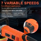 Car Buffer Polisher Waxer 7-speed Rotary 5 6  7  Backing Plate Polishing Machine