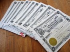  king Mining Company  1940s Stock Certificates - 80 Pieces - Seven Vignettes