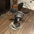 Vintage 1930s Delco 10    Electric Desk Fan Model 1530 Works Art Deco Antique
