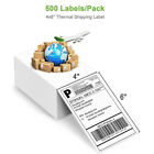 500 4  X 6  Fanfold Direct Thermal Shipping Labels For Zebra   Rollo Printers Us