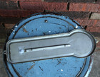 1920s Era Beemans B-q-r Cold Medicine Old Drug Store 14 In  Tin Thermometer Sign