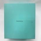 Tiffany   Co  Floret Champagne Flute Pair Glass Clear Barware  With Box