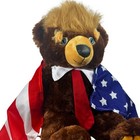 Trumpy Bear Deluxe 22  Plush Donald Trump Tie Teddy Bear American Flag Maga Nice
