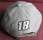 Kyle Busch  M m s   18 New Era 9forty All Gray Adjustable Hat  Brand New