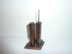 World Trade Center Miniature Historical Copper Model Wtc 9 11 Figure 4 5    Tall