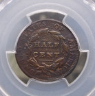 1811 Classic Head Half Cent 1 2c Pcgs Vf Details  176 Very Fine Ecc c  Inc 