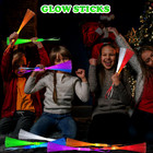 Colorful Glow Sticks - 6 Pack Fun Light Up Party Favors For Kids