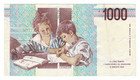 Italy 1000 Lire 1998 1990 nd  P-114 Montessori Schoolchildren Painting Banknote