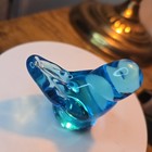 Single Large 1993 Signed Ron Ray Bluebird Of Happiness Art Glass Bird Figurine