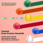 Soft Foam Baseballs Training Colorful Balls Practice Lightweight Soft Baseball
