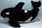 Huge Orca Killer Whale Plush 36  Large Jumbo Soft Vintage Goffa International