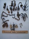 Antique Vintage Lot Of 29 Ceiling Wall Hooks   Small Pulleys