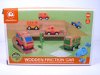 Wanborns Wooden Friction Car Music And Lights New In Box - N15