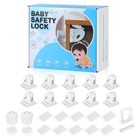 10 Pack Magnetic Cabinet Locks - Child Safety Drawer Locks For Baby Proofing
