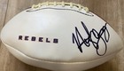 Hugh Freeze Ole Miss Rebels Signed Autographed Football