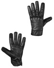 Premium Black Full Finger Genuine Leather Gauntlet Touchscreen Gloves For Riding