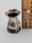Vintage Gorham Sterling Silver Toothpick Holder   Small Bud Vase   Salt Dish