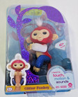Wowwee Fingerlings Glitter Monkey- Interactive Baby Pet  red white blue -liberty