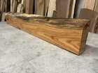 Rustic Figured Oak Wood Fireplace Mantel live Edge Oak solid Oak Mantlepiece