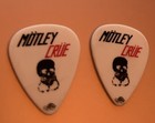 Lot Of 2  Motley Crue Guitar Pick  2009 Saints Of Los Angeles Tour Worldwide Shi