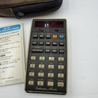 C13 Vintage Hewlett Packard Model 25 Calculator  W case Untested Missing Cover