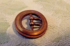 Vintage Openwork Metal Button - Realistic Belt Buckle   3322 