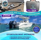 Wavesrx Trianchor - Stainless Steel Folding Pwc   Boat Anchor Kit