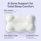 Mellow Cloudalign Sleep Pillow Memory Foam Neck Support - Regular Size Free Ship
