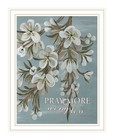 Pray More Worry Less White Framed Print Wall Art