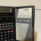 Vintage Casio Fx-250c Scientific Calculator With Case - Working