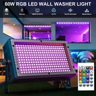 120w Wall Wash Light Rgbw Strobe Dmx Stage 288led Dj Beam Light Party Show Light