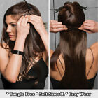 1pcs Long Full Head Clip In 100  Natural Hair Extensions As Human Real Thick Hyt